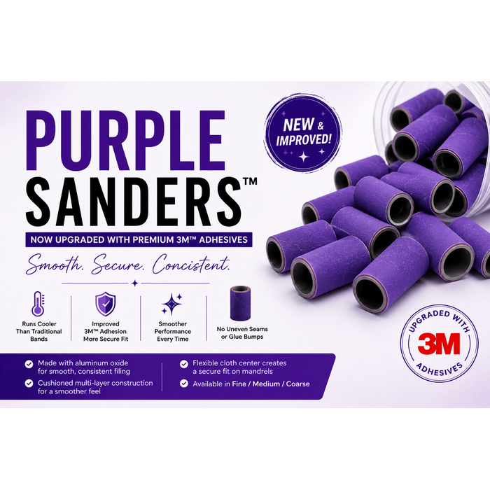 PF Purple Sanding Bands 100CT.