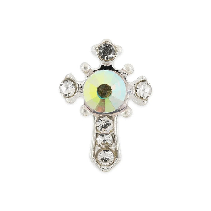 Pot of 10 Charms - Crystal Cross Naio Nails