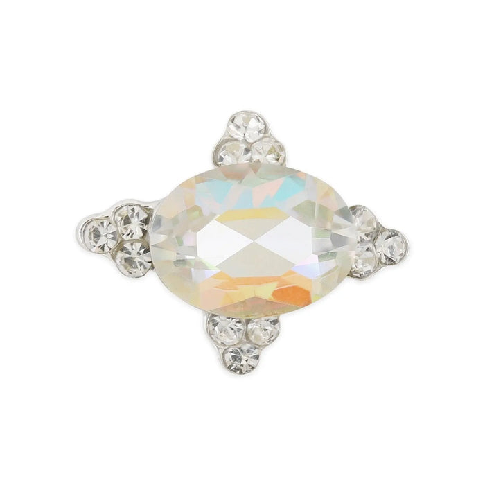 Pot of 10 Charms - Large AB Crystal Naio Nails