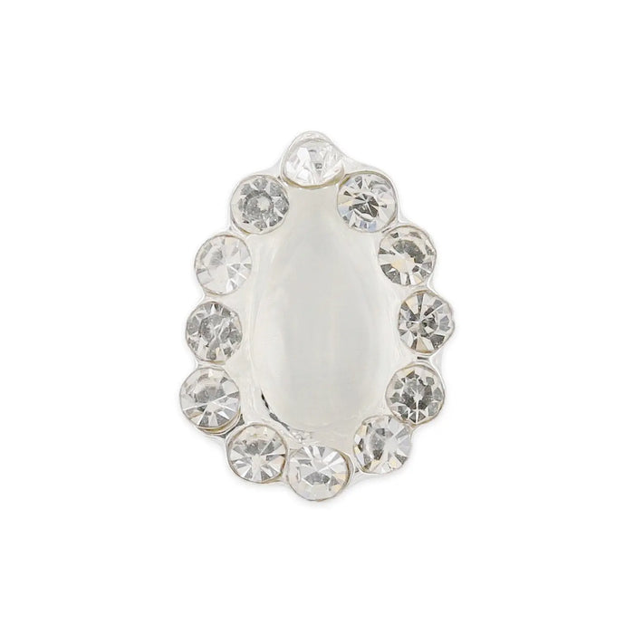 Pot of 10 Charms - Pearly Teardrop Naio Nails