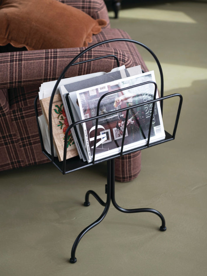 Powder Coated Metal Magazine/Book Stand - Pick Up Only