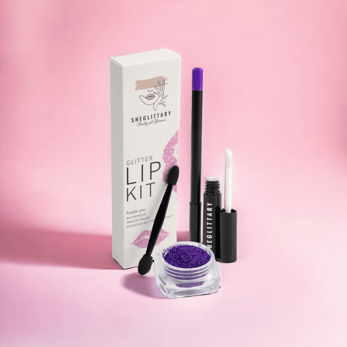 Purple you Glitter Lip Kit - SHEGLITTARYPurple you Glitter Lip KitSHEGLITTARY