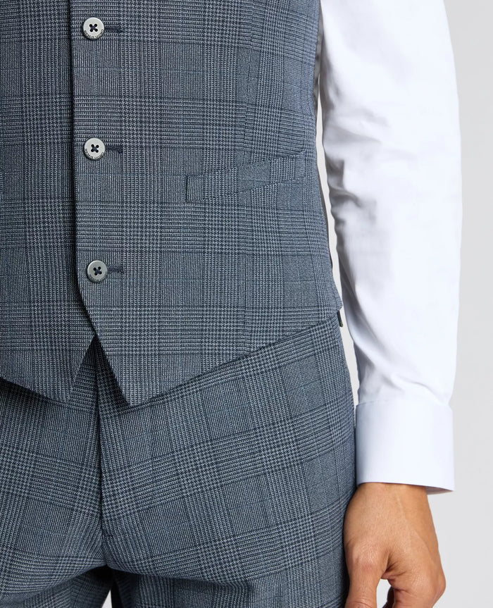 Remus Uomo Check Wasitcoat