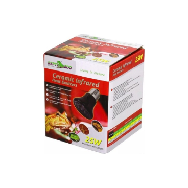 REPTIZOO - Lighting - Mini Ceramic Heat Emitters - Black - 25W (DL46025)