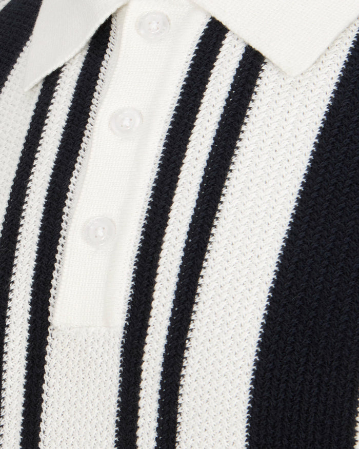Saluzzo Bari Knitted S/S Polo