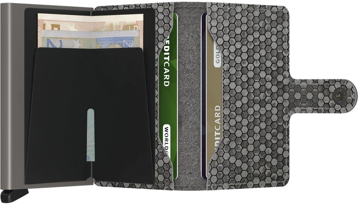 Secrid Miniwallet Grey Hexagon