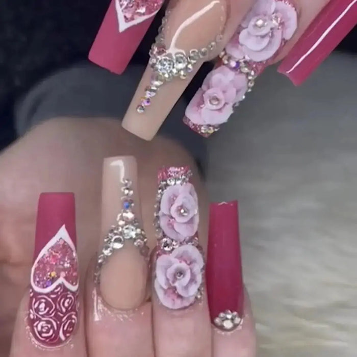 Love Hearts | Nail Art Glitter | C53 Naio Nails