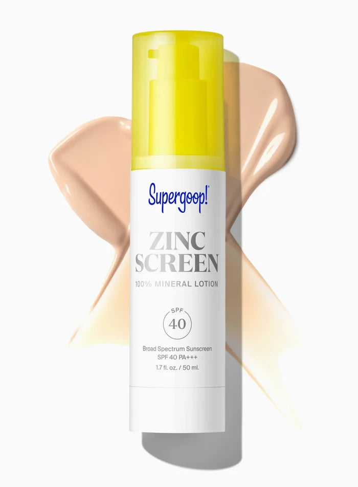 Supergoop Zinx Screen Mineral Lotion Spf 40 1.7 oz