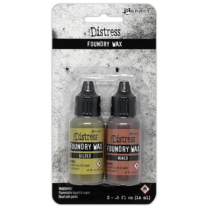 Tim Holtz - Distress Foundry Wax Kit - Gilded/Mined. Available at Embellish Away in Bowmanville Ontario Canada.