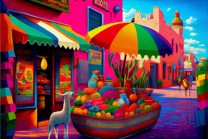Vibrant Mexican Market