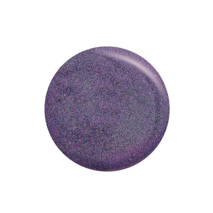 Violet Skies holographic deep violet nail polish color swatch