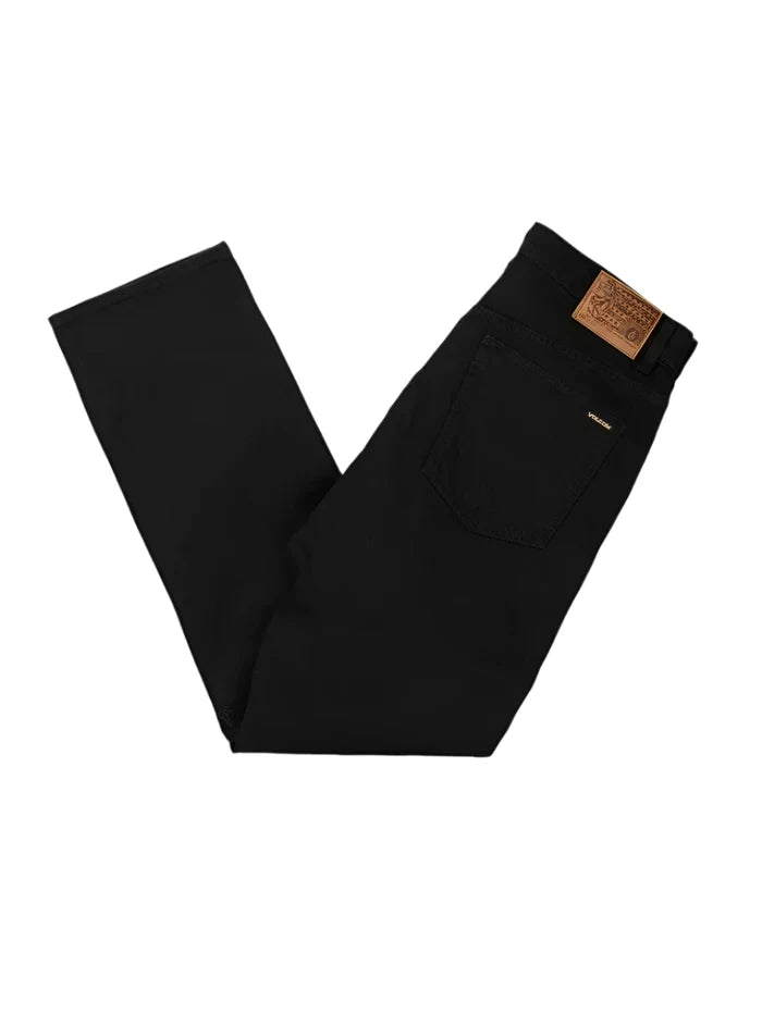Volcom - Solver Stretch Modern Fit Jeans (BKO)