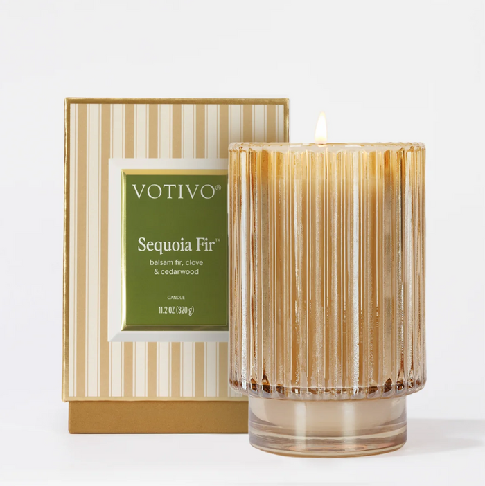 Votivo Holiday Candle 11.2oz Sequoia Fir Candles in at Wrapsody