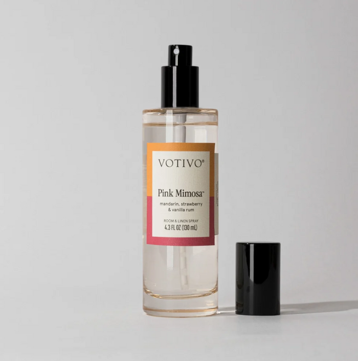 Votivo Room & Linen Spray Pink Mimosa Scents in at Wrapsody