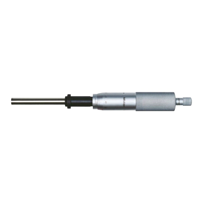 0-0.50″ 2" Flat Mechanical Micrometer Head (Thimble Diameter: Dia. 21mm, Spindle Diameter: Dia. 8mm), SKU Mitutoyo-151-272, three quarter front view