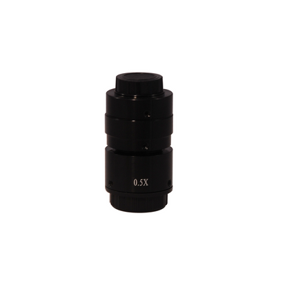 0.5X Microscope Camera Coupler C-Mount Adapter 25.4mm, SKU MZ07016131, three quarter front view