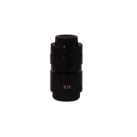 0.5X Microscope Camera Coupler C-Mount Adapter 25.4mm, SKU MZ07016131, three quarter front view