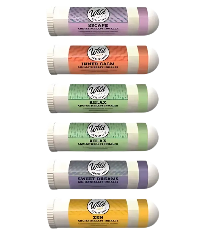 100% Pure Essential Oil Aromatherapy Inhalers