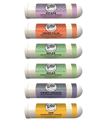 100% Pure Essential Oil Aromatherapy Inhalers