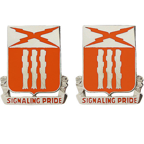 111th Signal Battalion Unit Crest (Signaling Pride) Army Unit Crests