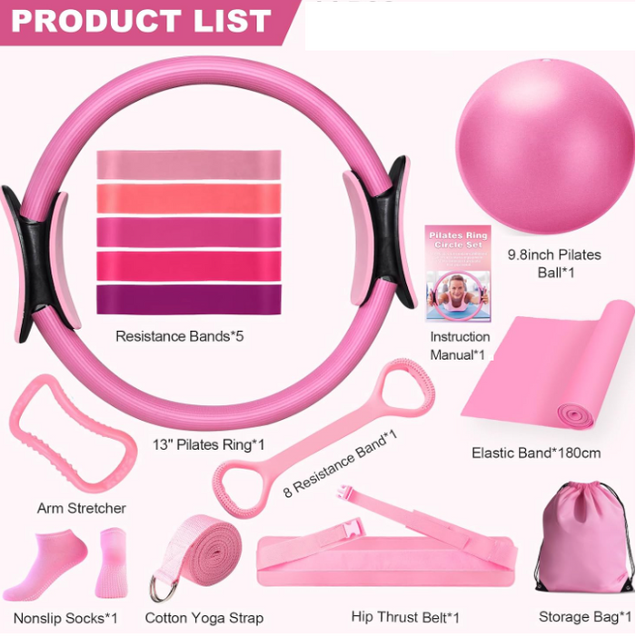 13-Piece Yoga & Pilates Set