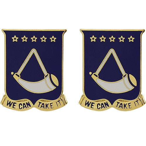 150th Armor Regiment Unit Crest (We Can Take It) Army Unit Crests