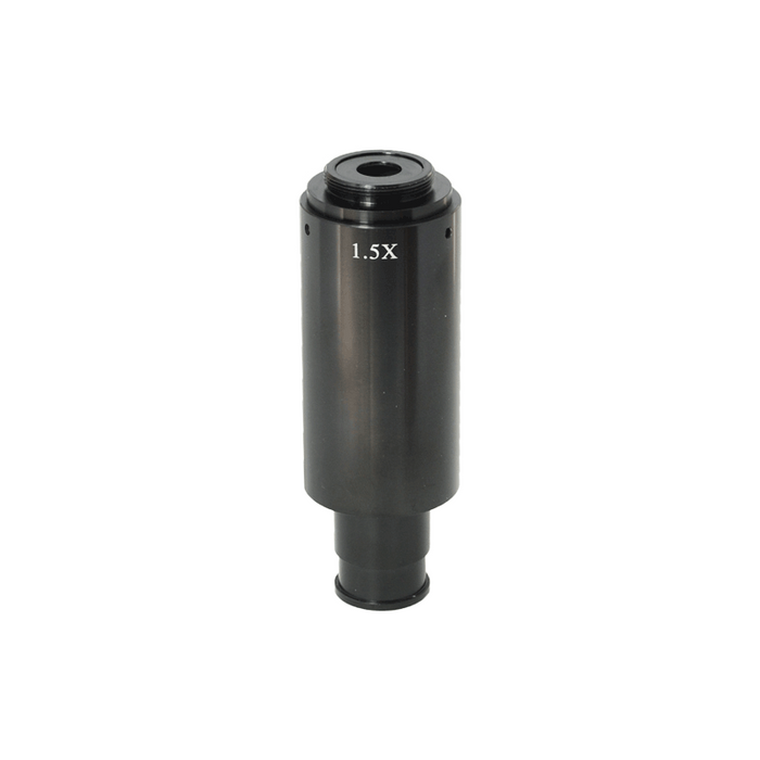 1.5X Adjustable Microscope Camera Coupler C-Mount Adapter 23.2mm, SKU MZ08016161, three quarter front view