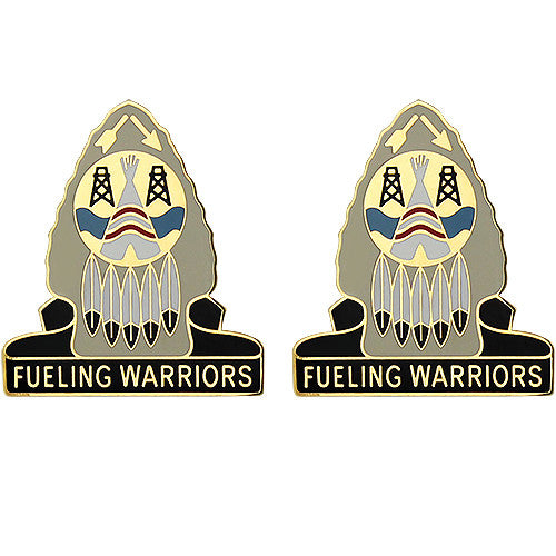 164th Quartermaster Group Unit Crest (Fueling Warriors) Army Unit Crests