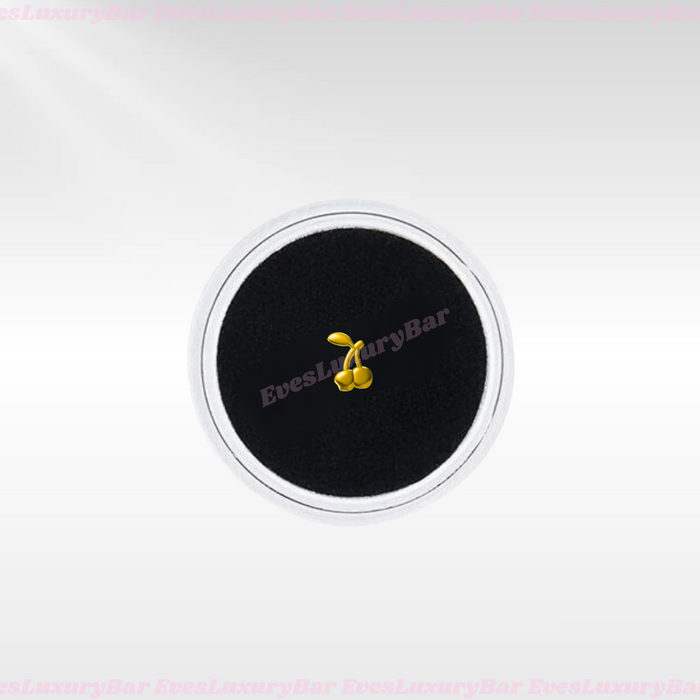 18K GOLD CHARM CHERRIES (preorder)
