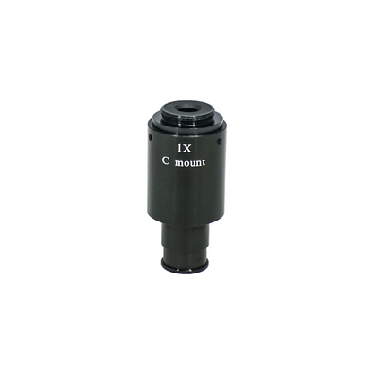 1X Adjustable Microscope Camera Coupler C-Mount Adapter 23.2mm, SKU MZ08016151, three quarter front view