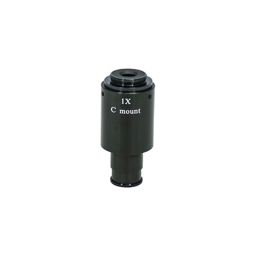1X Adjustable Microscope Camera Coupler C-Mount Adapter 23.2mm, SKU MZ08016151, three quarter front view