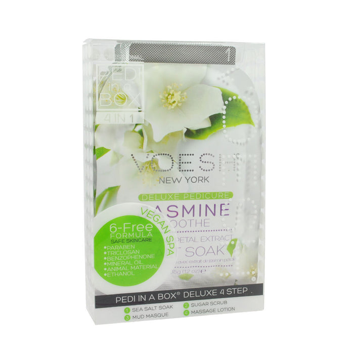 2 Packs of New York Voesh - Pedicure Spa Set 4-in-1 Salt/Scrub/Masque/Massage Lotion