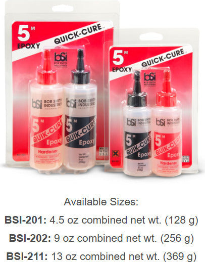 Quik-Cure 5 Min Epoxy 4.5 oz.