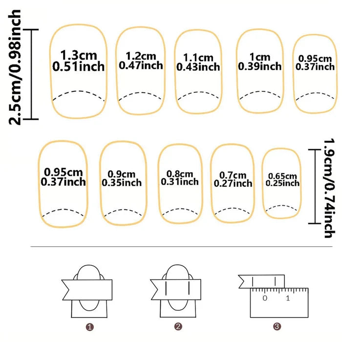 24PCS Black French Pointed Nail, Medium Square Fake Nail Design, Black Bow, Fully Covered Fake Nail