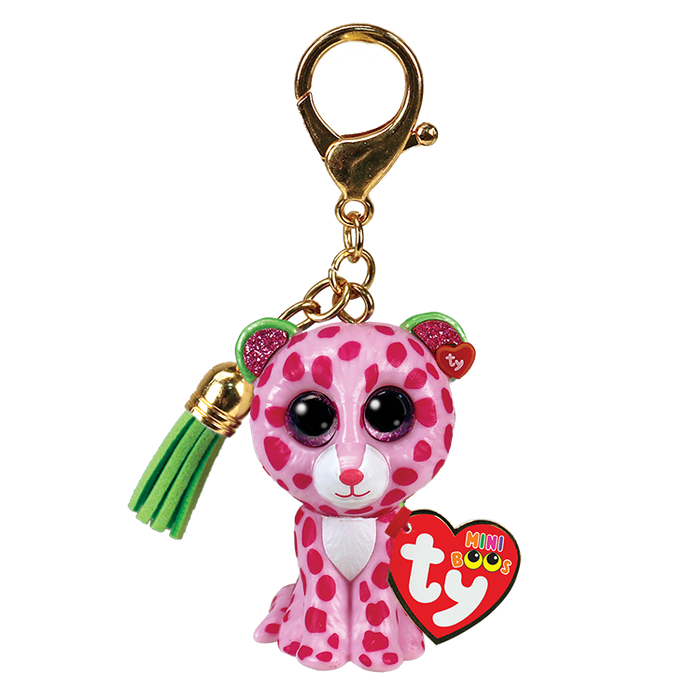 25053 GLAMOUR - leopard pink mini boos clip