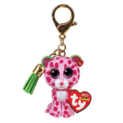 25053 GLAMOUR - leopard pink mini boos clip