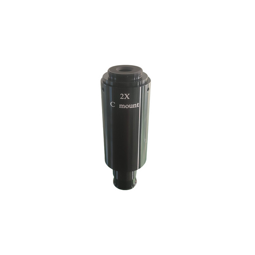 2X Adjustable Microscope Camera Coupler C-Mount Adapter 23.2mm, SKU MZ08016171, three quarter front view