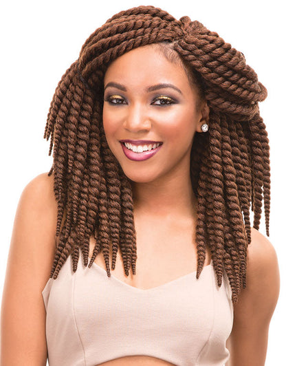 2X SLIM MAMBO TWIST Crochet Braid 18" by Janet Collection