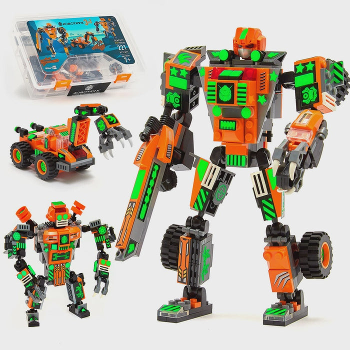 3-in-1 Toy Building Set (221 Pc) Robotryx Tangryp