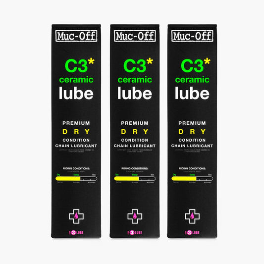 3 x C3 Dry Weather Lube 120ml
