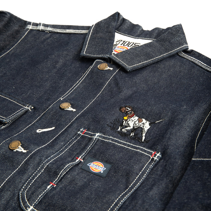303 Boards - 303 Bird Dog x Dickies 100 Year Denim Chore Coat (Dark Indigo) *SALE