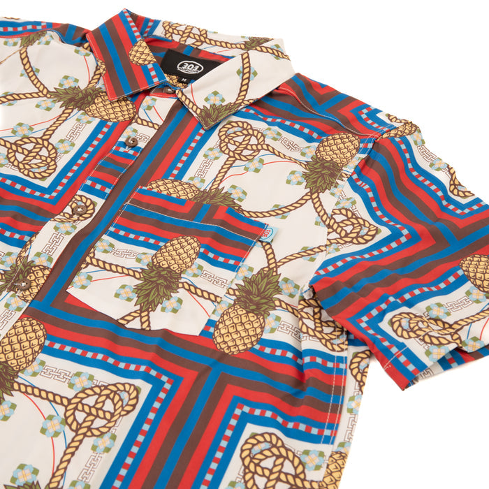 303 Boards - 303 Boards x Happy Hour Copa Collaba Button Up Shirt (Cream) *SALE