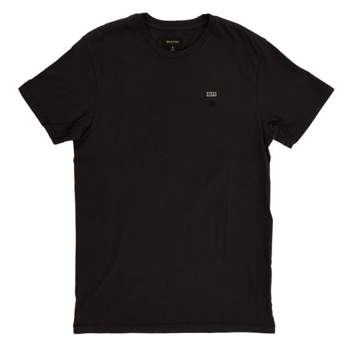 303 Boards - 303 X Brixton CLFX Block Embroidered Tee (Black) *SALE