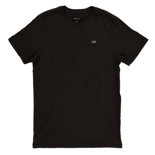303 Boards - 303 X Brixton CLFX Block Embroidered Tee (Black) *SALE