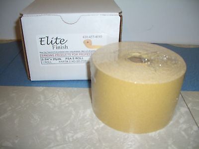40 Grit 2-3/4 x 20yd Roll PSA Sandpaper Premium gold Aluminum Oxide