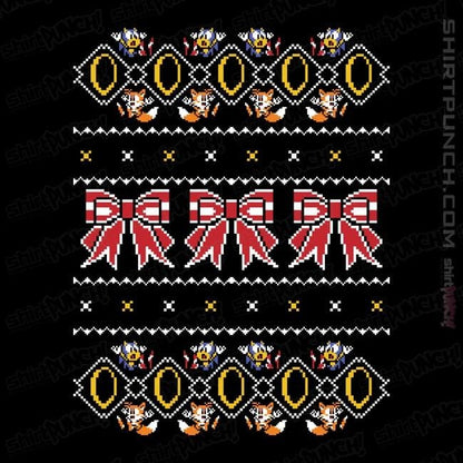 Shirts Magnets / 3"x3" / Black 5 Gold Rings