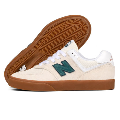 New Balance - 574 VWG (White/Green)*SALE