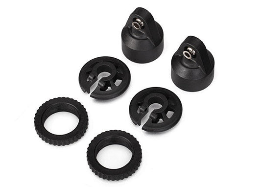 7764 Shock Caps GTX Shocks/Spring Perch/Adjusters (2)