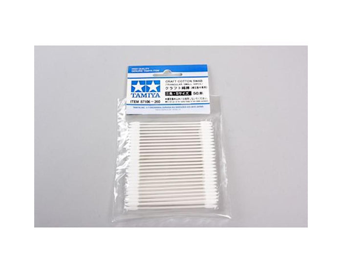 87106 Craft Cotton Swab Triangular Small 50pcs