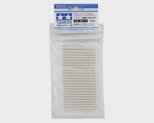 87107 Craft Cotton Swab Triangular Medium 50pcs